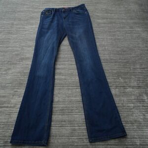 Ringers Western Women Jeans Blue Katherine Mid Rise Boot Leg 16 Measured 34x36.5